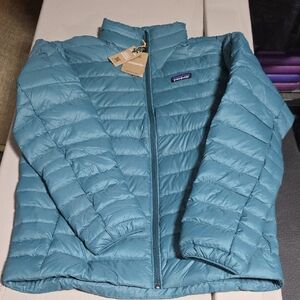 Patagonia Men's Blue Puffer Jacket